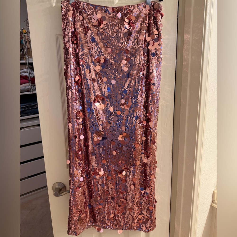 Sequin Pink skirt